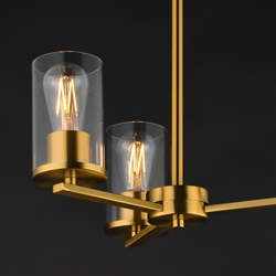 Lateral 3-Light Chandelier