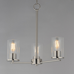 Lateral 3-Light Chandelier
