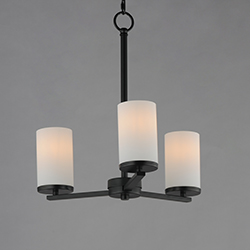 Lateral 3-Light Chandelier