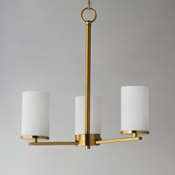 Lateral 3-Light Chandelier