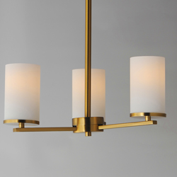 Lateral 3-Light Chandelier