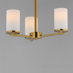 Lateral 3-Light Chandelier