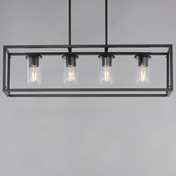 Lateral 4-Light Linear Pendant
