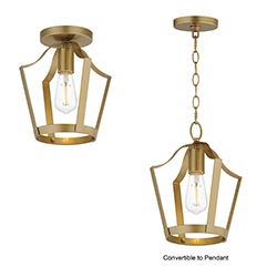 Arden Single Pendant / Semi Flush