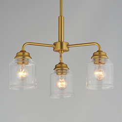 Acadia 3-Light Semi-Flush Mount/Chandelier