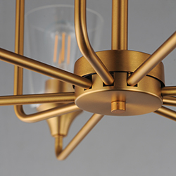 Hudson 9-Light Two-Tier Chandelier
