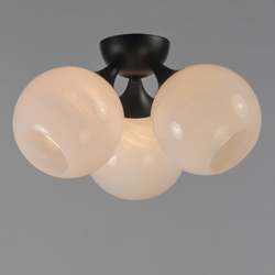 Neve 3-Light Semi Flush