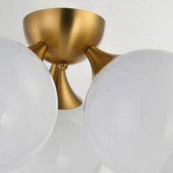 Neve 3-Light Semi Flush