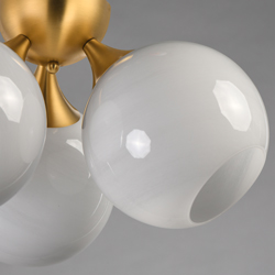 Neve 3-Light Semi Flush