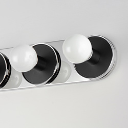 Hollywood 4-Light Sconce w/ LED Bulb