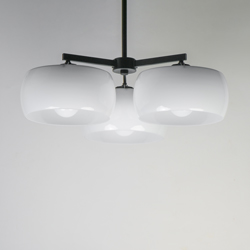 Glazed 3-Light Chandelier