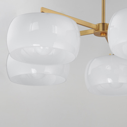 Glazed 5-Light Chandelier