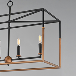 Soho 6-Light Linear Pendant