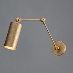 Shaka 1-Light Swing Arm Wall Sconce