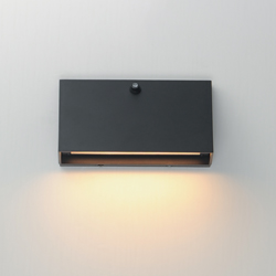 Pathfinder Wide LED Wall Sconce w Photocell-5CCT