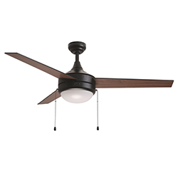 Trio Pull 52" 3-Blade Fan w Pull Chain