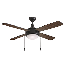 Quattro 52" 4-Blade Fan w Pull Chain