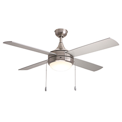 Quattro 52" 4-Blade Fan w Pull Chain