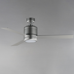 Tanker 52" Nickel Outdoor E-Star LED Fan