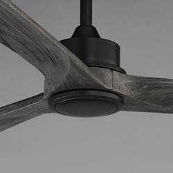 Woodwind 72" Solid Wood Blade Fan w LED
