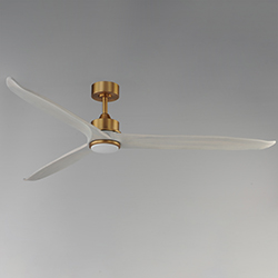 Woodwind 72" Solid Wood Blade Fan w LED