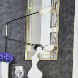 Scan 2-Light LED Pin-Up Wall Sconce